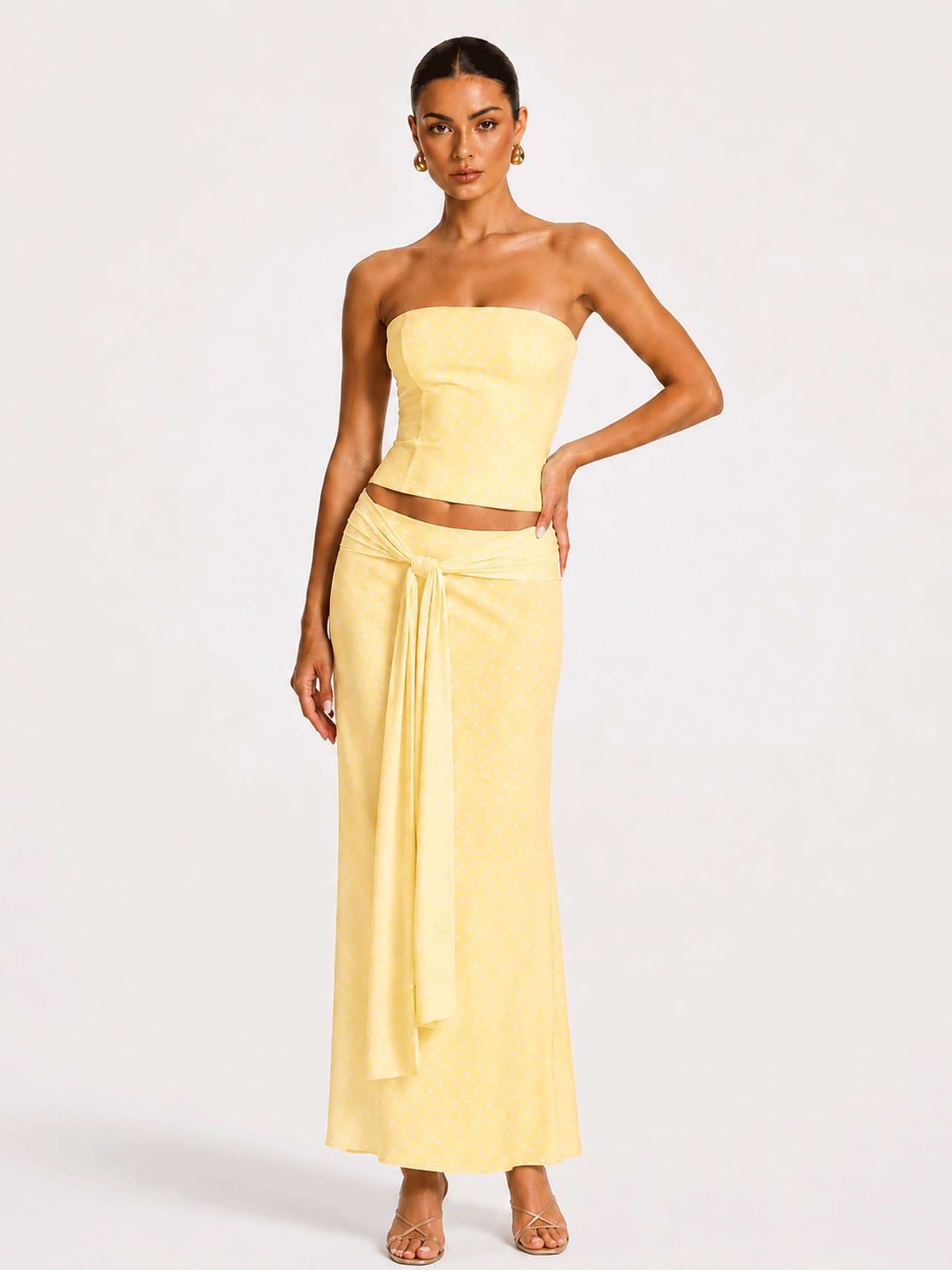 Camille Hellblaues Co-ord Set