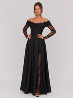 Zephrina Celestine lace sleeve maxi dress