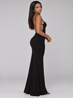 Rosalina Square-Neck Maxi Dress