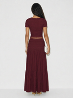 Isadora Textured Knit Skirt Set