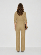 Maren Textured Shirt Pant Set