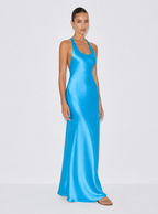 Winslet Satin-Look Scoop Maxi Dress