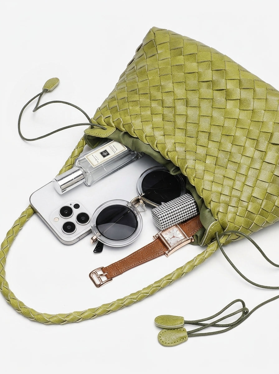 Raquel Woven Shoulder Bag