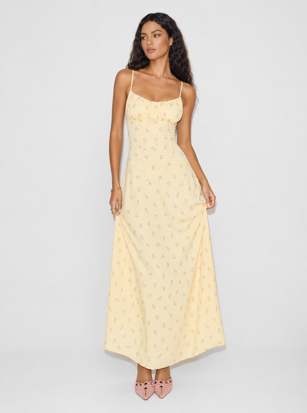 Sasha Ditsy Floral Maxi Dress