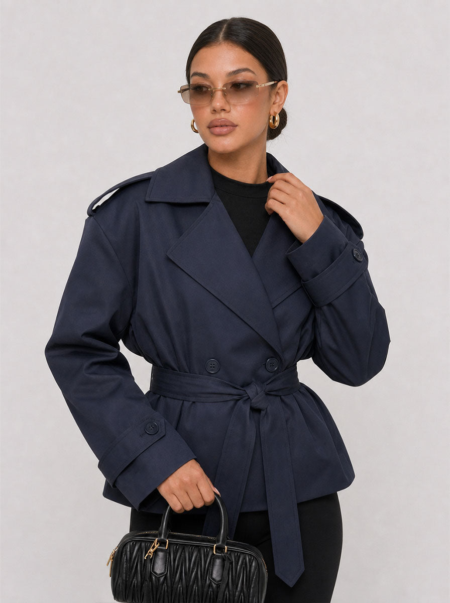 Nadine Belted Trench Coat