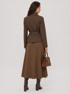 Zephrina Cambria belted stripe set