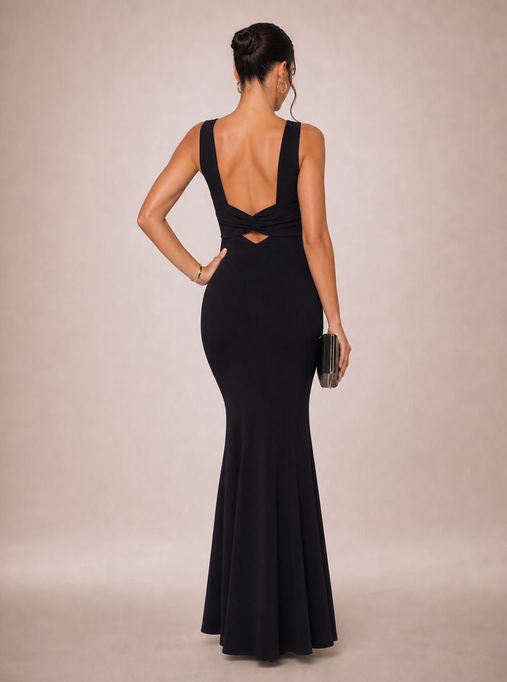 Zephrina Jovienne sleeveless knit maxi dress in black