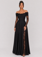 Zephrina Celestine lace sleeve maxi dress