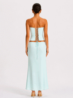 Camille Hellblaues Co-ord Set