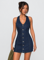 Winnie Jeanskleid aus dunklem Denim