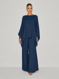 Mira Linen-Look Pant Set