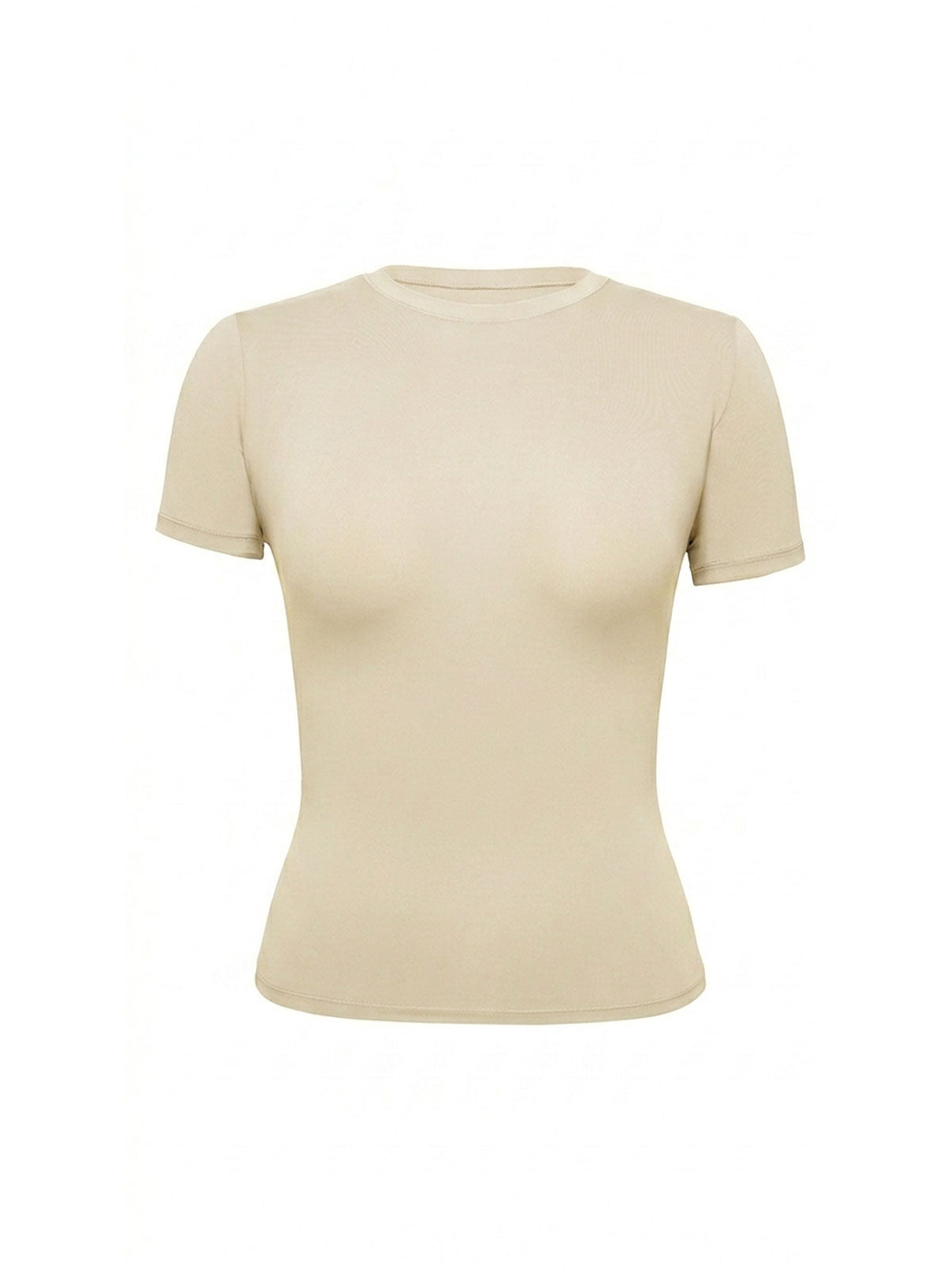 Fitted Crew Neck short-sleeved T-shirts