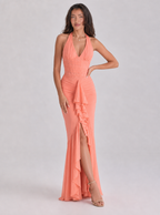 Robe longue Marissa sirène en maille