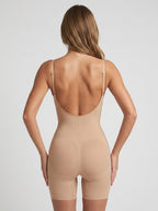 Zephrina seamless mid-thigh shapewear in nude