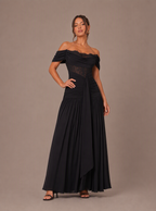 Thessaly Lace Off-Shoulder Maxi Dress