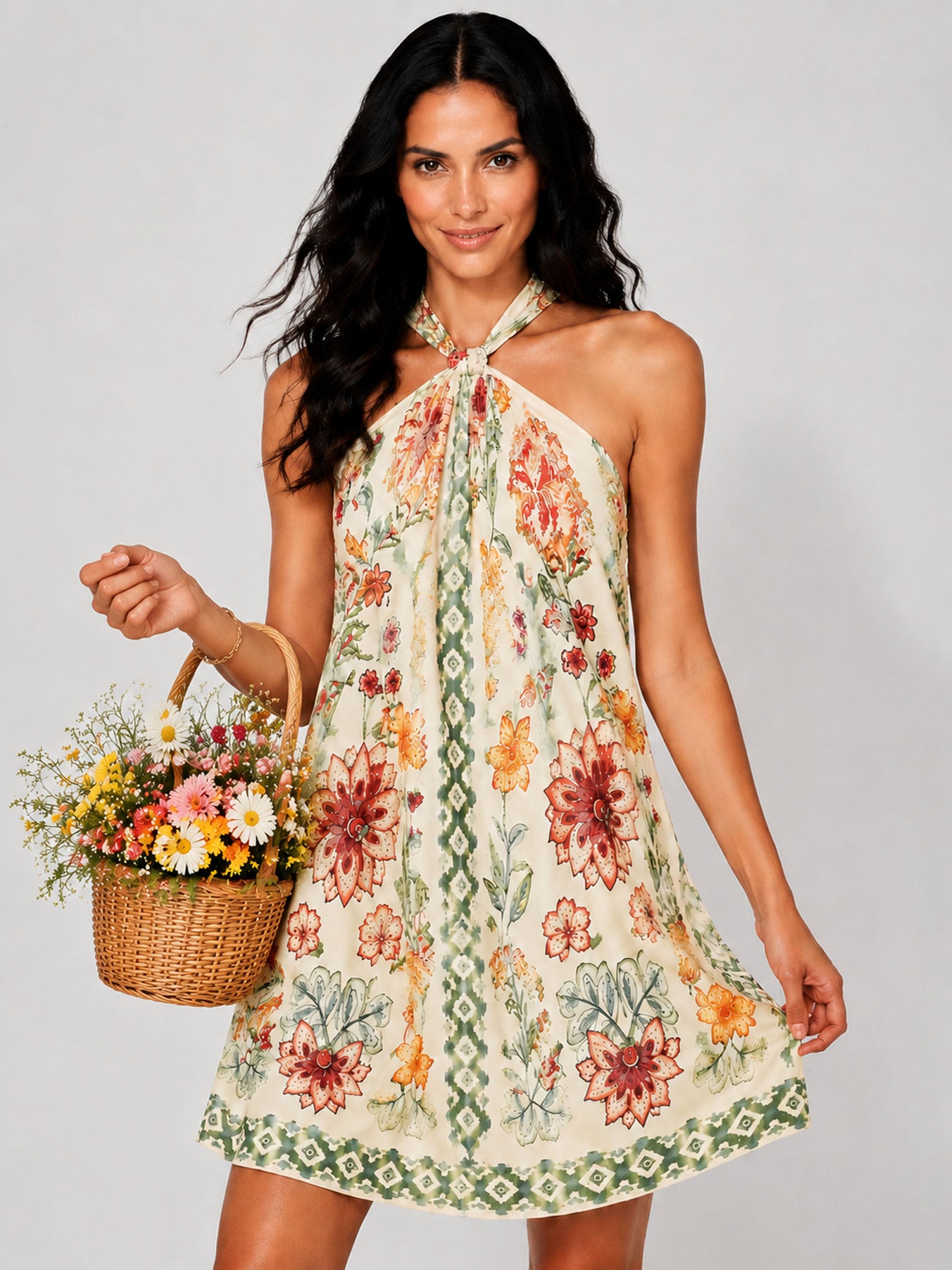 Zephrina Lucia-Sienna Mini Dress