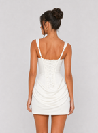 Odette Square-Neck Mini Dress