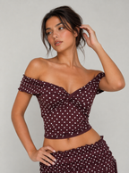 Zephrina Polka zweiteiliges Maxi-Set