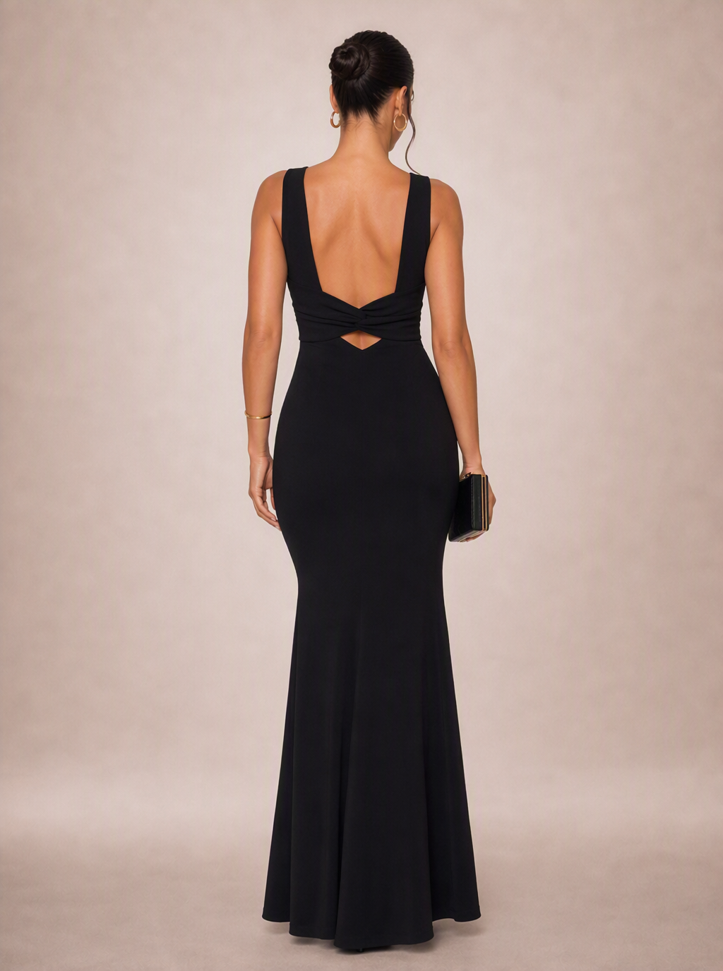 Zephrina Jovienne sleeveless knit maxi dress in black