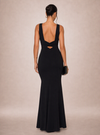 Zephrina Jovienne sleeveless knit maxi dress in black