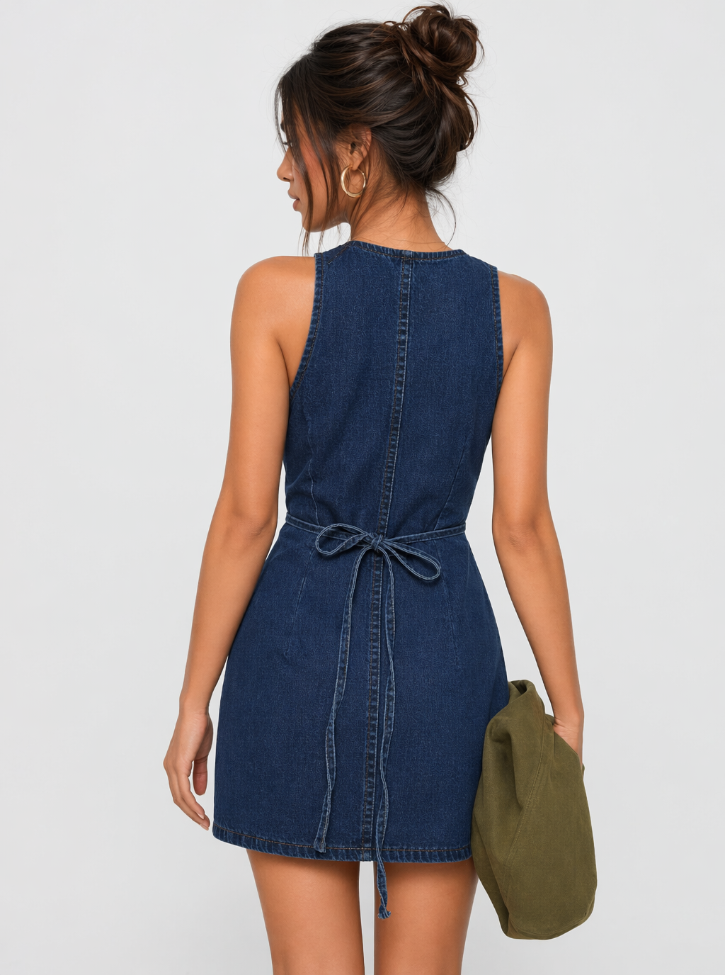 Winnie Jeanskleid aus dunklem Denim