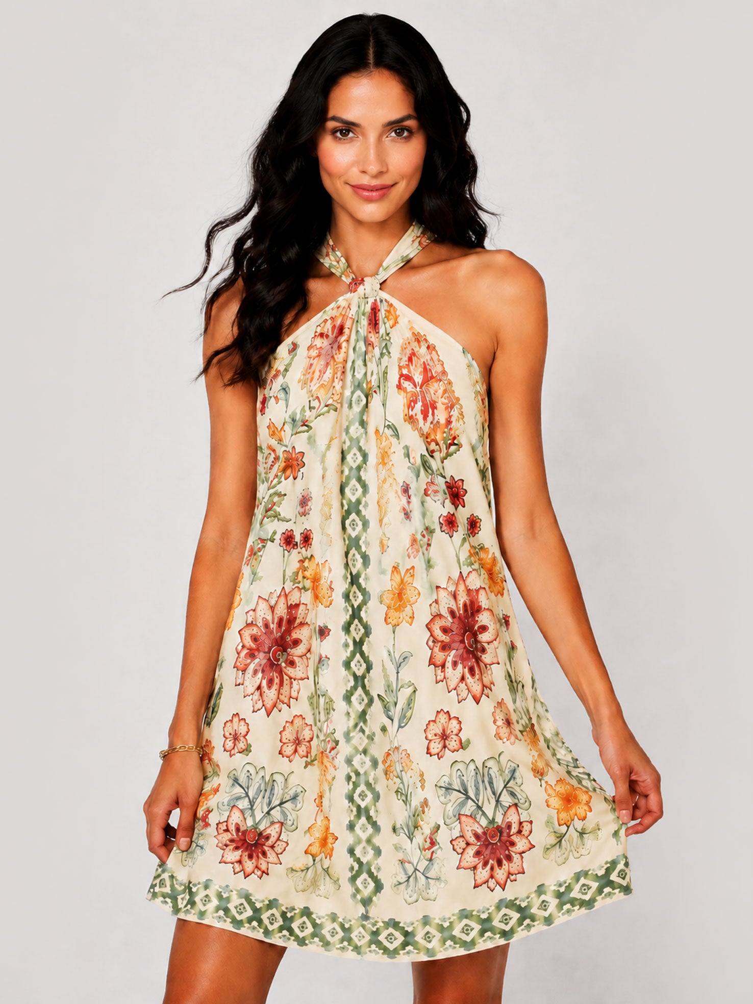 Zephrina Lucia-Sienna Mini Dress