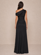 Ravelia Lace Panel Maxi Dress