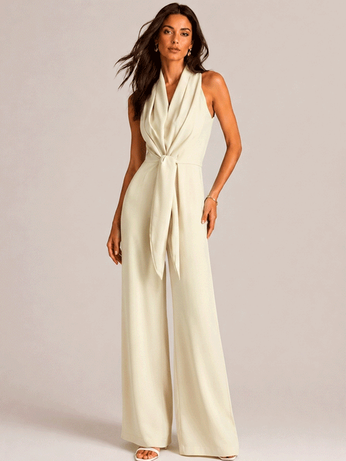 Isabelle Sage Green Jumpsuit
