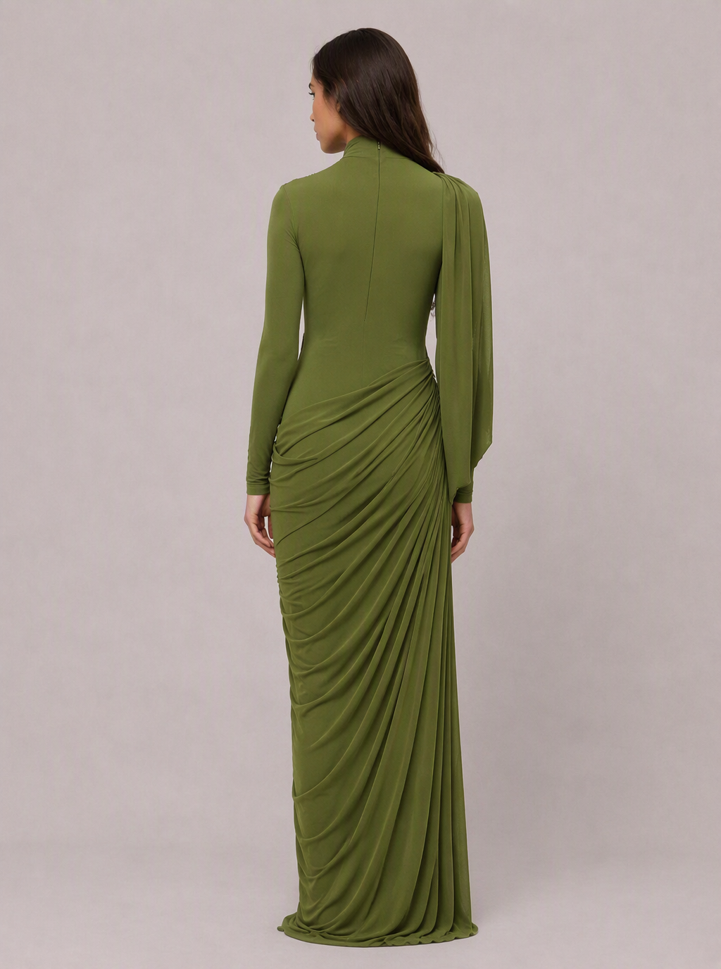 Zephrina Calisette ruched knit maxi dress