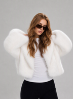 Lydia Hooded Faux Fur Coat