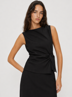 Nora Side Knot Midi Skirt