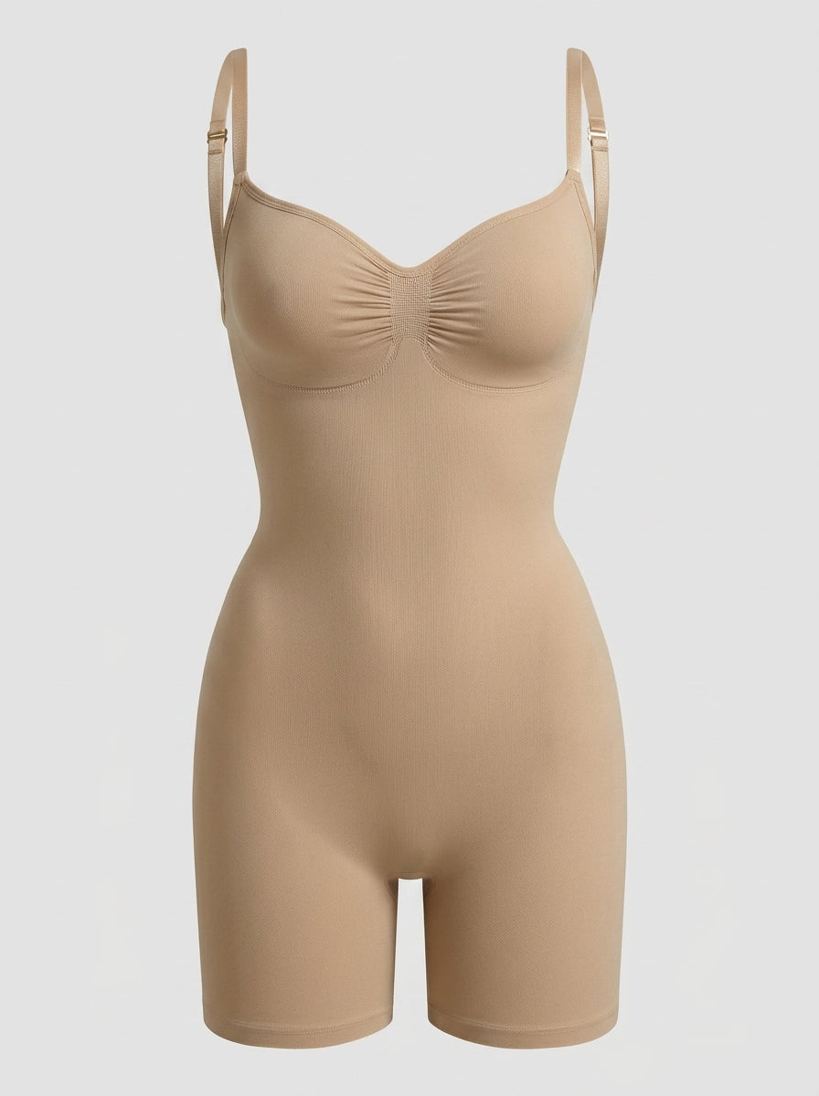 Zephrina seamless mid-thigh shapewear in nude
