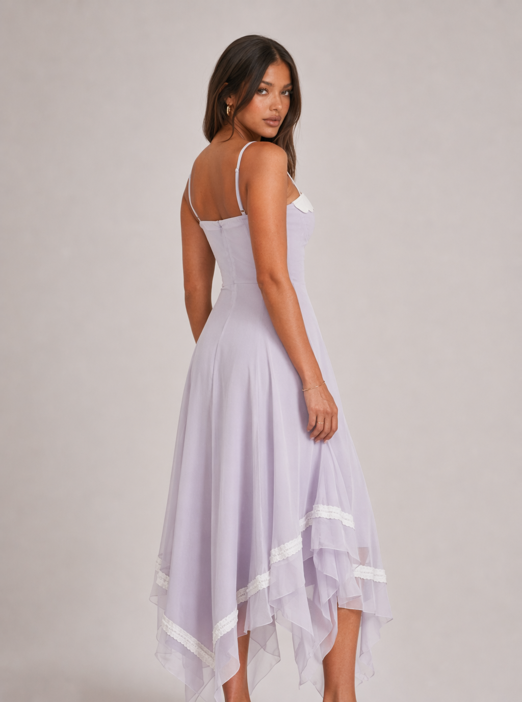 Arabella Rüschen-Maxikleid