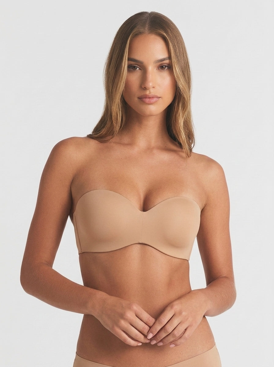 Zephrina smooth strapless bra in nude