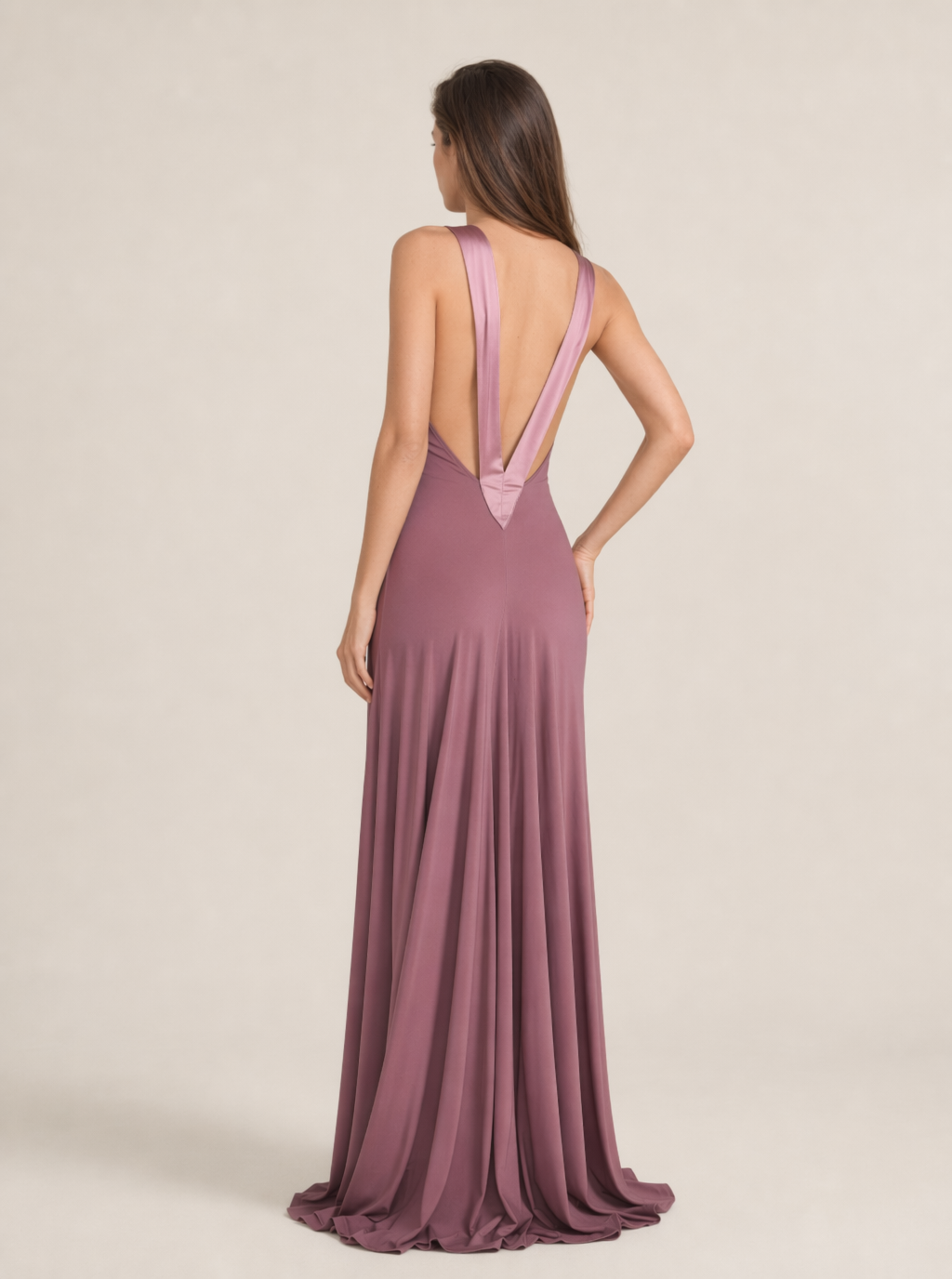 Celeste Plunge V Maxi Dress