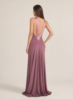 Celeste Plunge V Maxi Dress