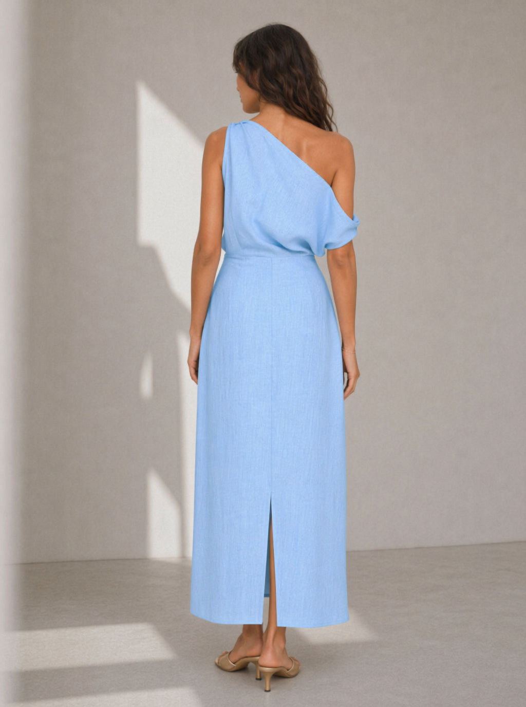 Cecilia One Shoulder Midi Dress