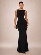 Zephrina Jovienne sleeveless knit maxi dress in black