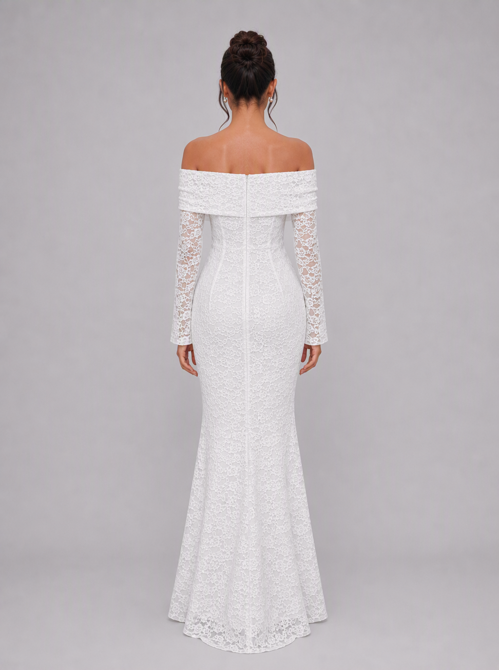 Emmeline Off-Shoulder Lace Maxi Dress