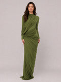 Zephrina Calisette ruched knit maxi dress