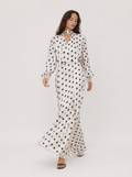Piper Polka Dot Lace Maxi Dress