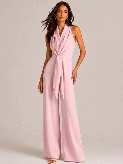 Isabelle Sage Green Jumpsuit