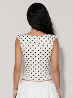 Zephrina Maura polka dot bra in apricot