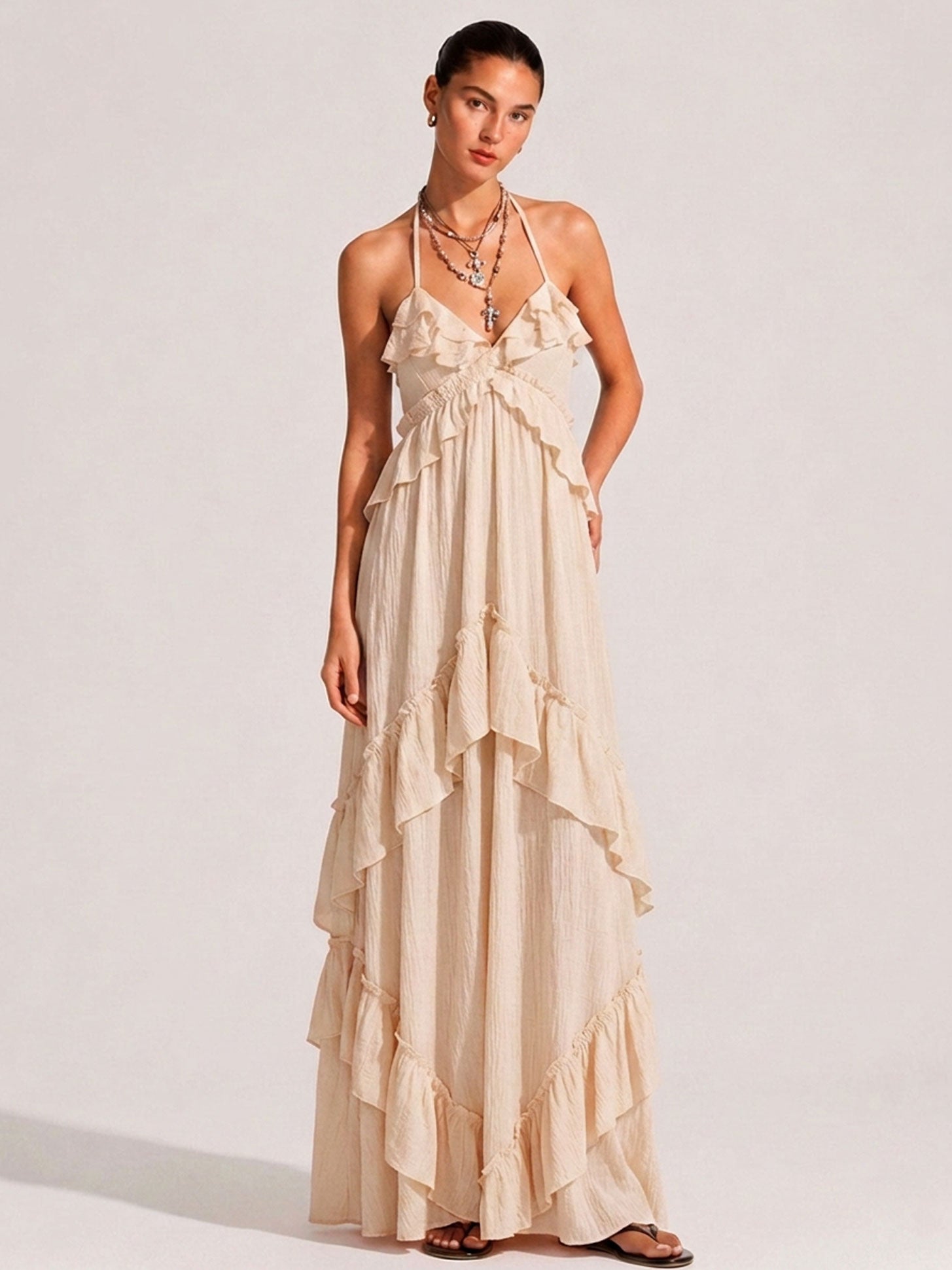 Zephrina Maeve Pink Maxi Dress