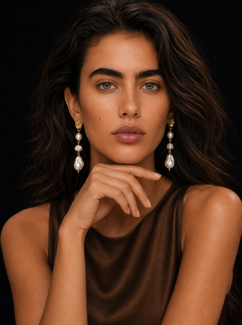 Maelina Pearl Drop Earring