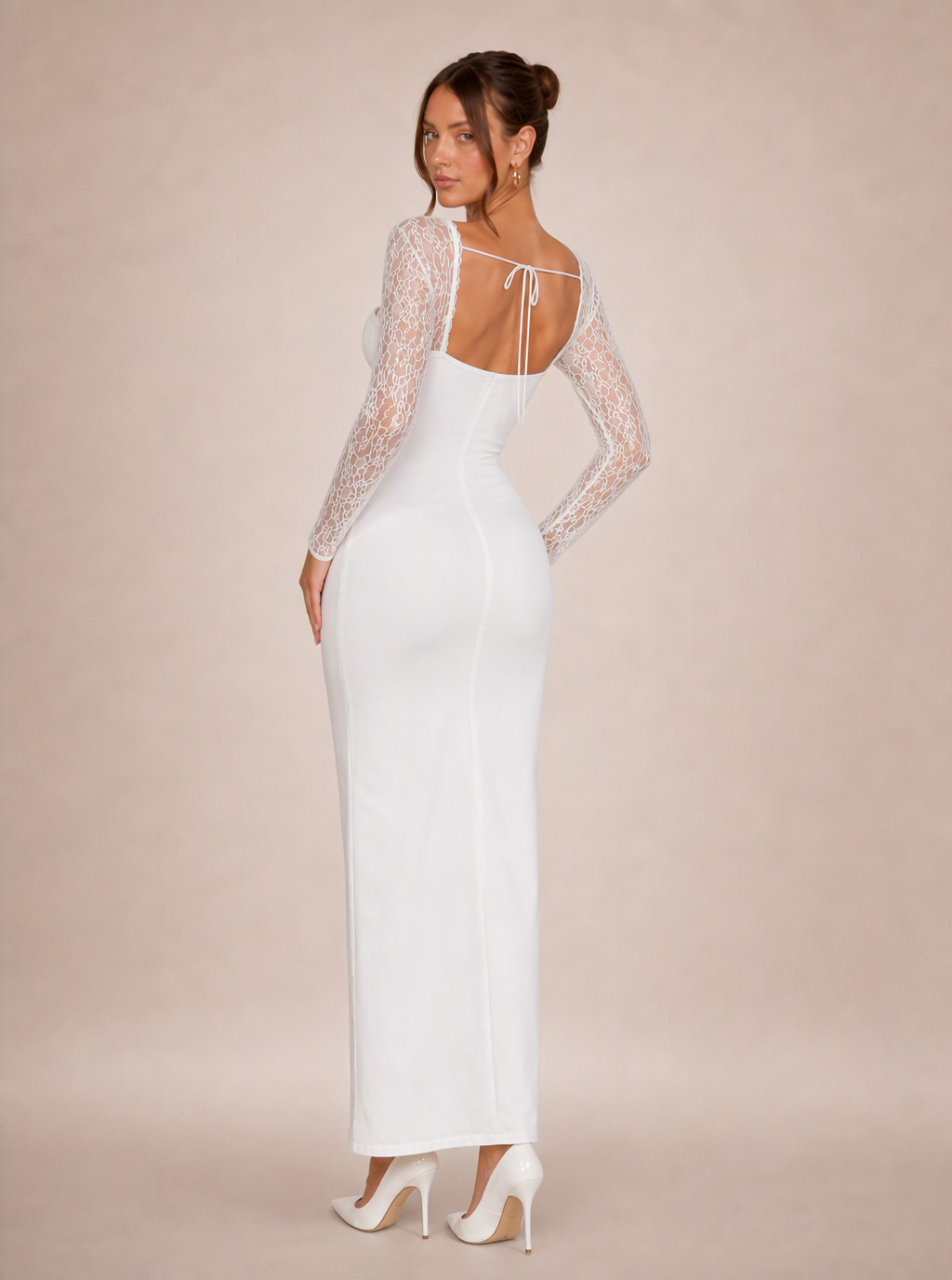 Luminara Lace Midi Dress