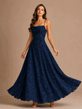 Spaghetti Strap Backless Floral Maxi Dress
