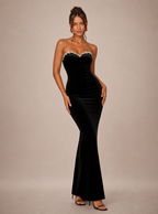 Nereline Velvet Mermaid Maxi Dress