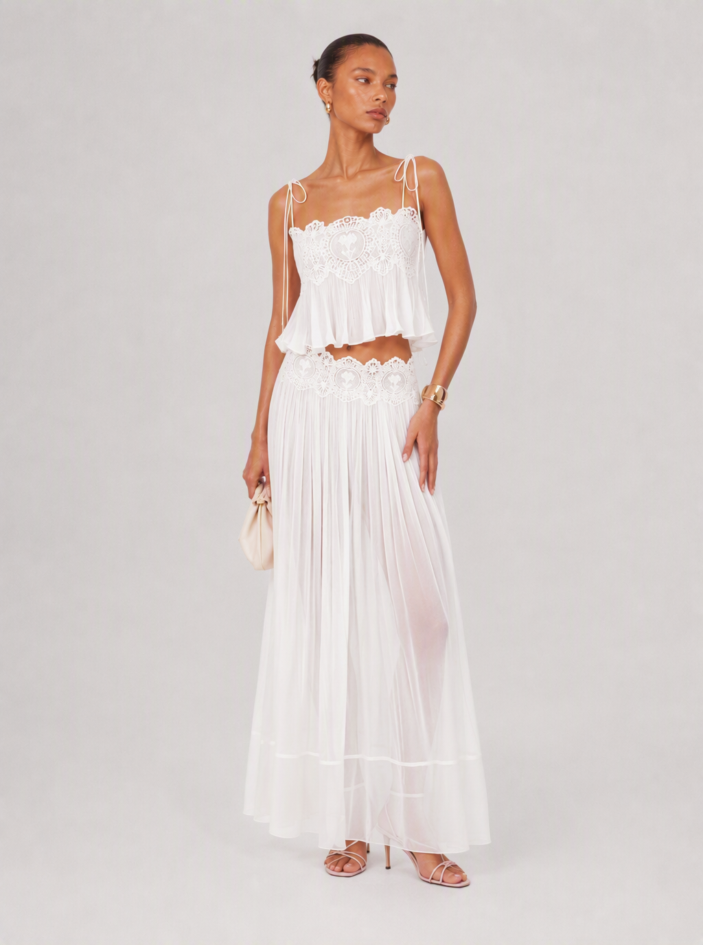 Holly Lace-Trim Resort Set
