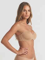 Zephrina smooth strapless bra in nude